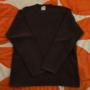 Dark Grey Zara Crewneck